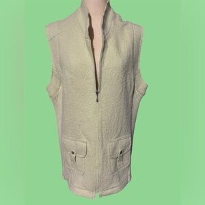 🩷free🩷Picadilly mint green wool vest vintage pockets xl